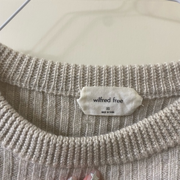 Aritzia Wilfred Free cropped sweater size: XS - Picture 4 of 4